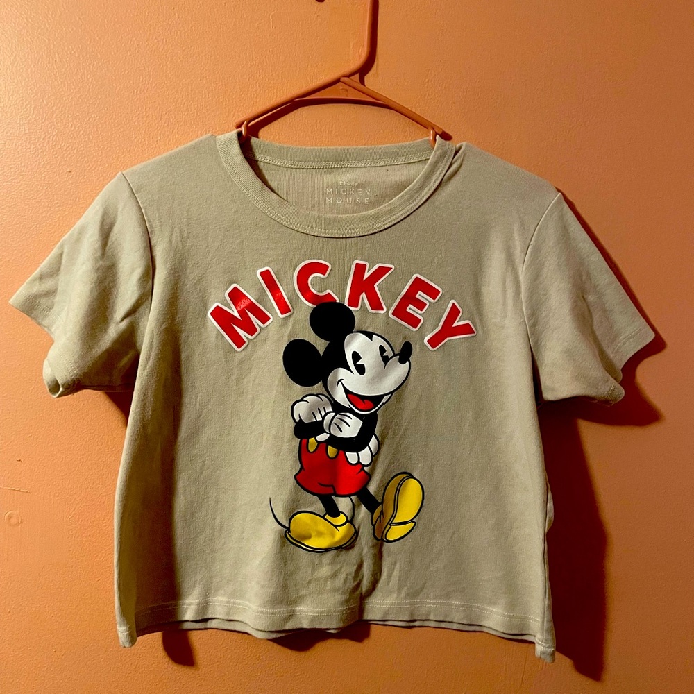 Mickey mouse crop top